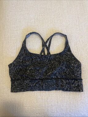 Lululemon Energy Bra - Strappy Marbled Pattern